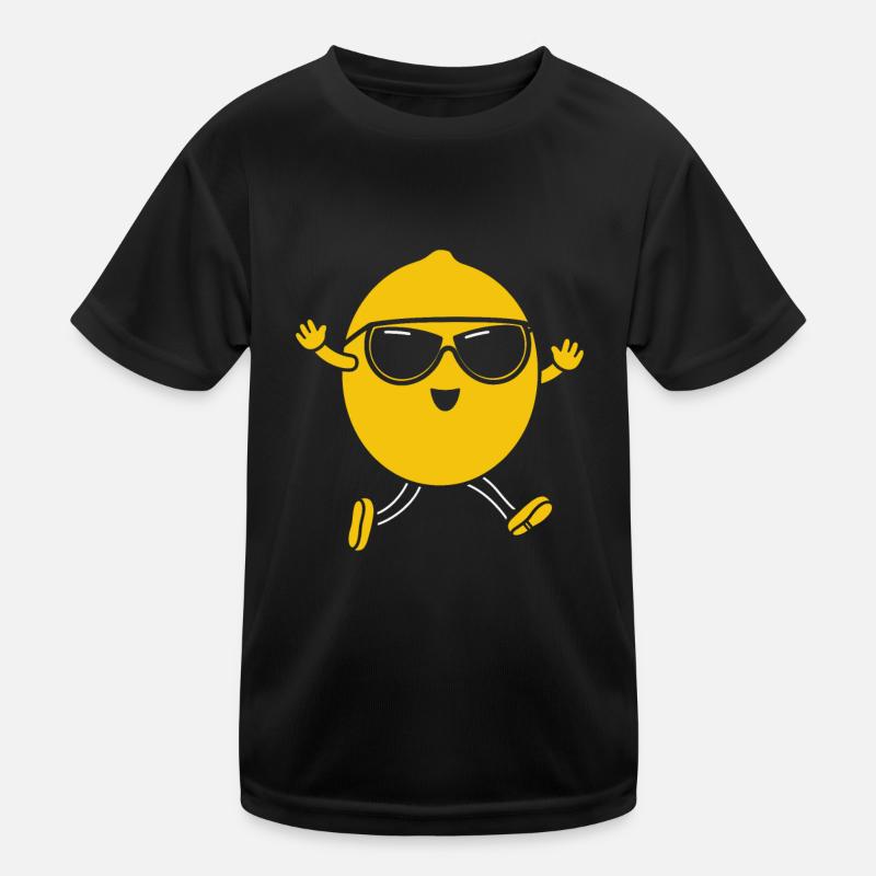 Zitrone Kinder Funktions-T-Shirt