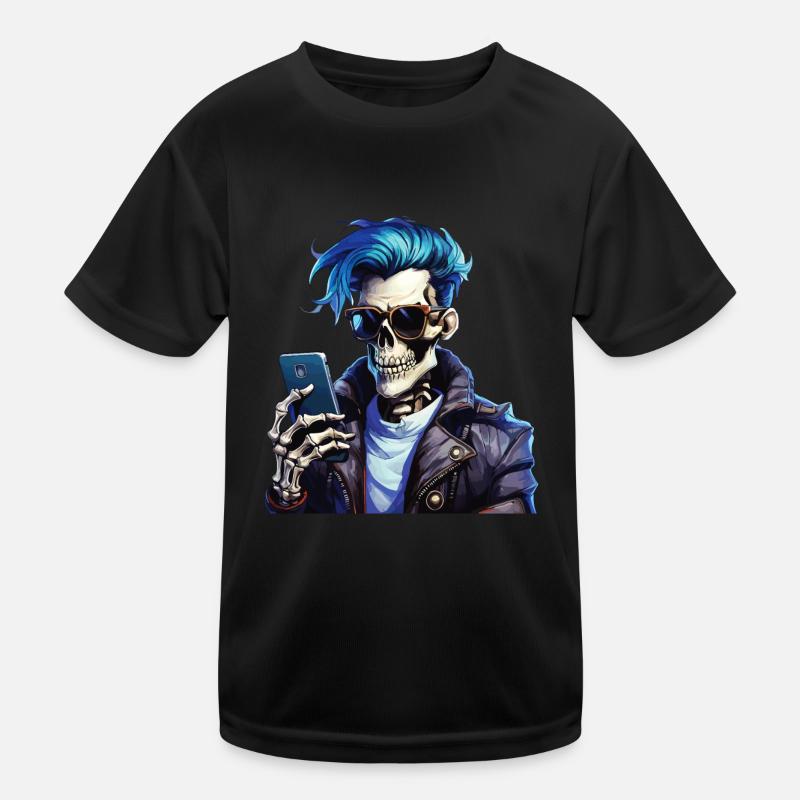 SKELETON MAN Kids Functional T-Shirt