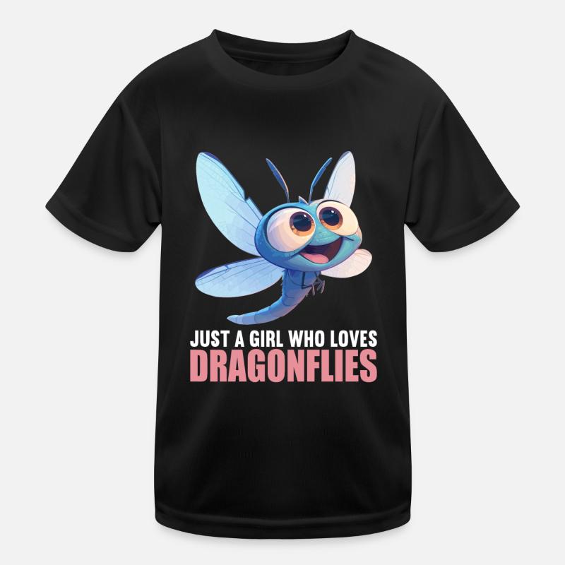 Libellen Libelle Kinder Funktions-T-Shirt