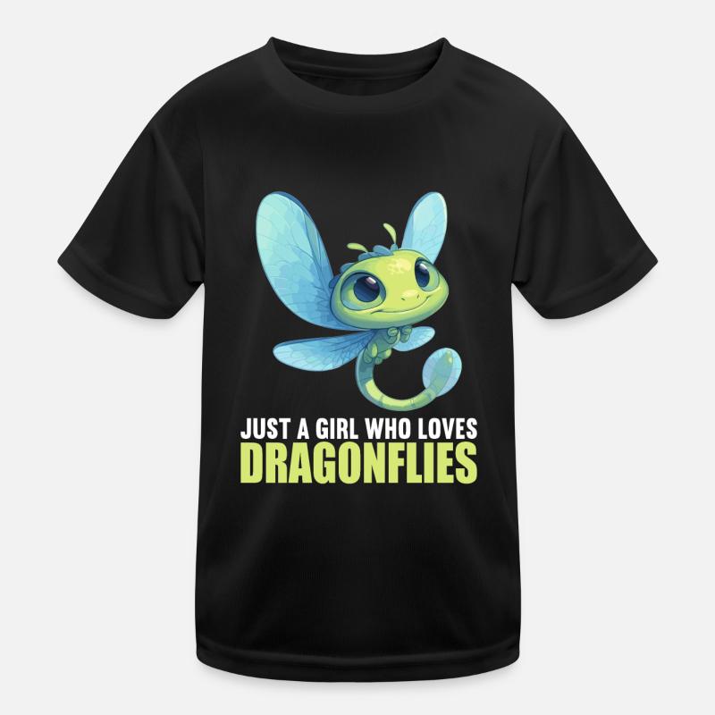 Libellen Libelle Kinder Funktions-T-Shirt