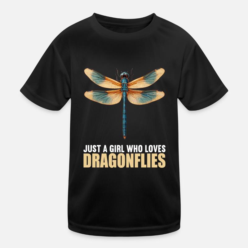 Libellen Libelle Kinder Funktions-T-Shirt