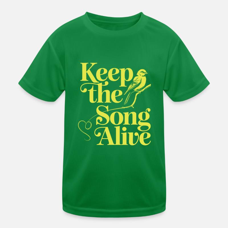 Animaux de compagnie, canari, propriétaire, amoureux des oiseaux et T-shirt sport Enfant