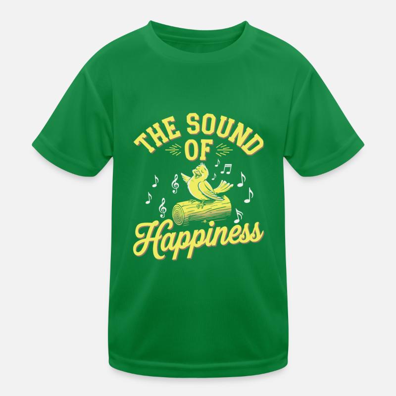 Animaux de compagnie, canari, propriétaire, amoureux des oiseaux et T-shirt sport Enfant