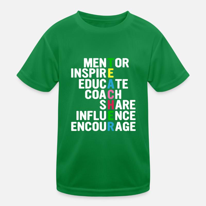Lehrer Kinder Funktions-T-Shirt