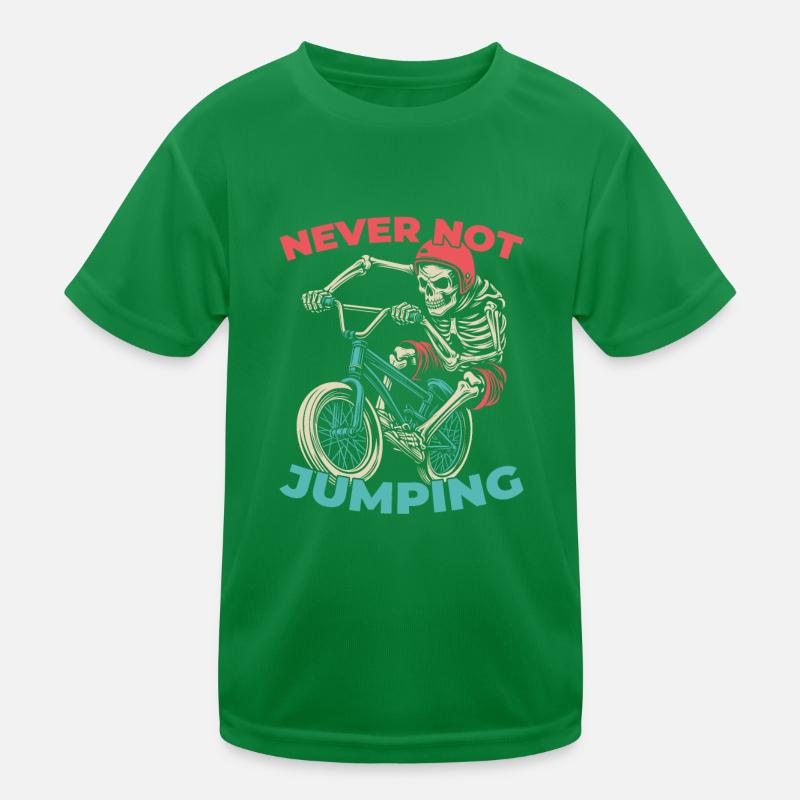 Bmx Bmx Biker Kinder Funktions-T-Shirt