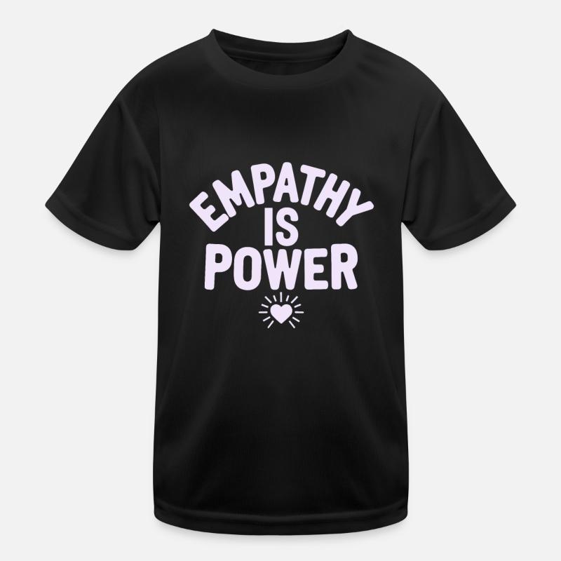 Intelligence émotionnelle Empathie Défenseur de la pleine conscience T-shirt sport Enfant