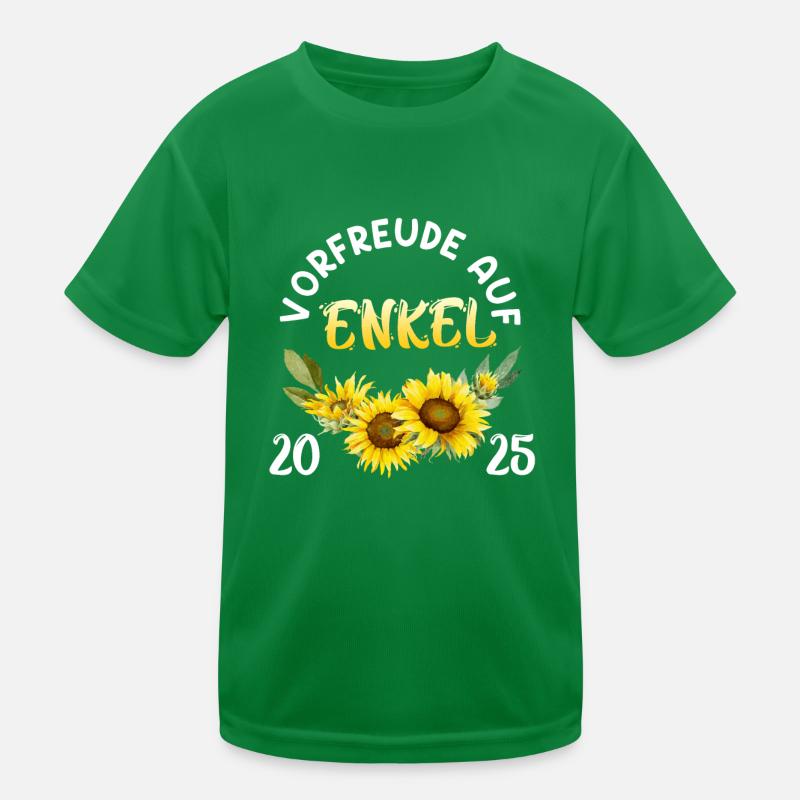 Großmutter VORFREUDE AUF ENKEL 2025 Oma Kinder Funktions-T-Shirt
