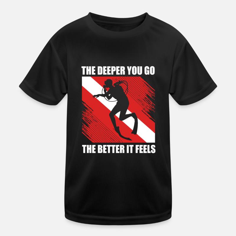 Tauchen Kinder Funktions-T-Shirt