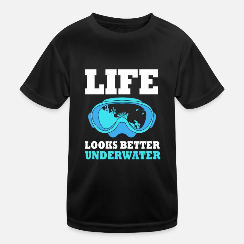 Tauchen Kinder Funktions-T-Shirt
