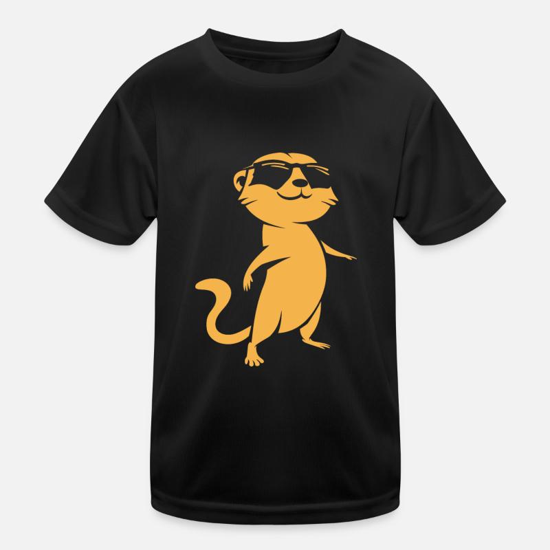 Erdmännchen Kinder Funktions-T-Shirt