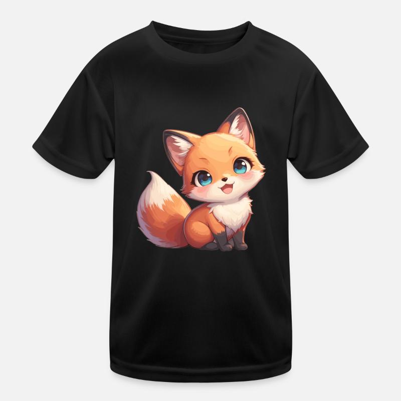 Foxes Fox Kids Functional T-Shirt