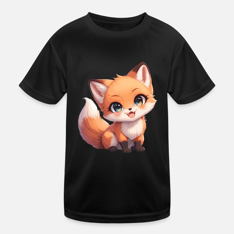 Foxes Fox Kids Functional T-Shirt