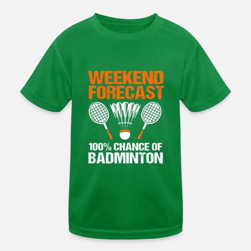 Badminton Kinder Funktions-T-Shirt