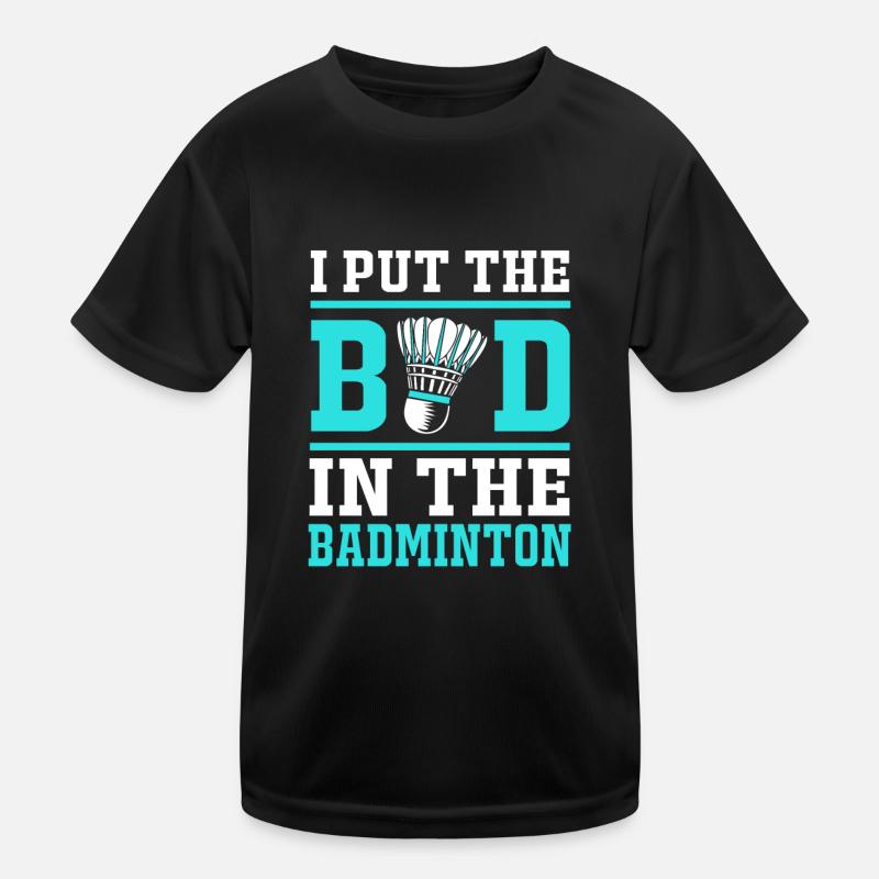 Badminton Kids Functional T-Shirt