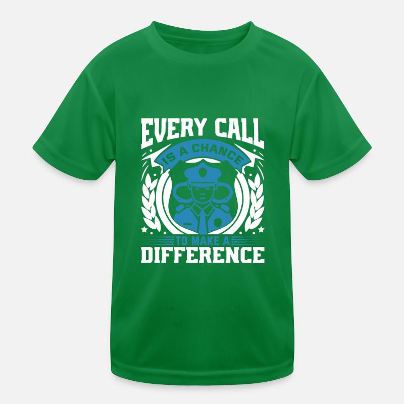 Every call is a chance to make a difference. Kids Functional T-Shirt