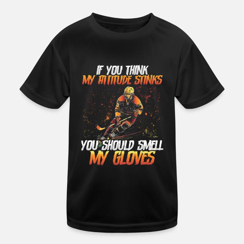 Eishockey Spieler Eishockey Geschenk Kids Functional T-Shirt
