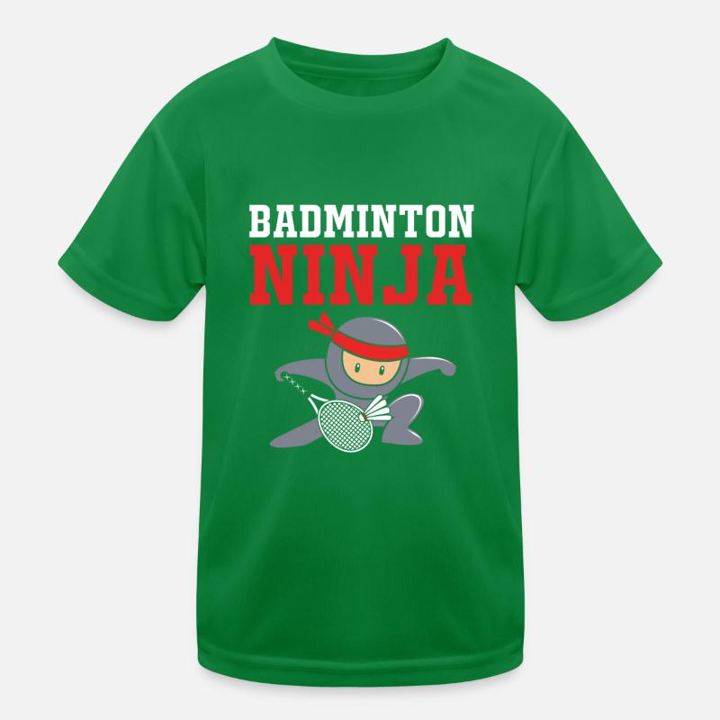 Badminton Kinder Funktions-T-Shirt