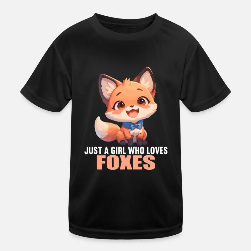Foxes Fox Kids Functional T-Shirt