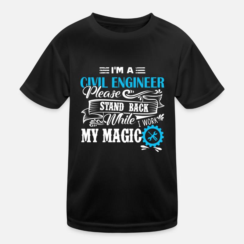 Civil Engineer I Am A Civil Engineer Kids Functional T-Shirt