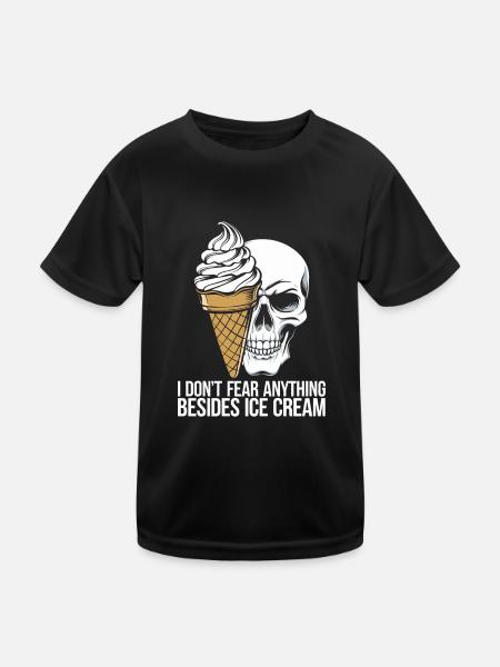 Intolérance au lactose Intolérance au lactose - T-shirt sport Enfant - noir - Devant