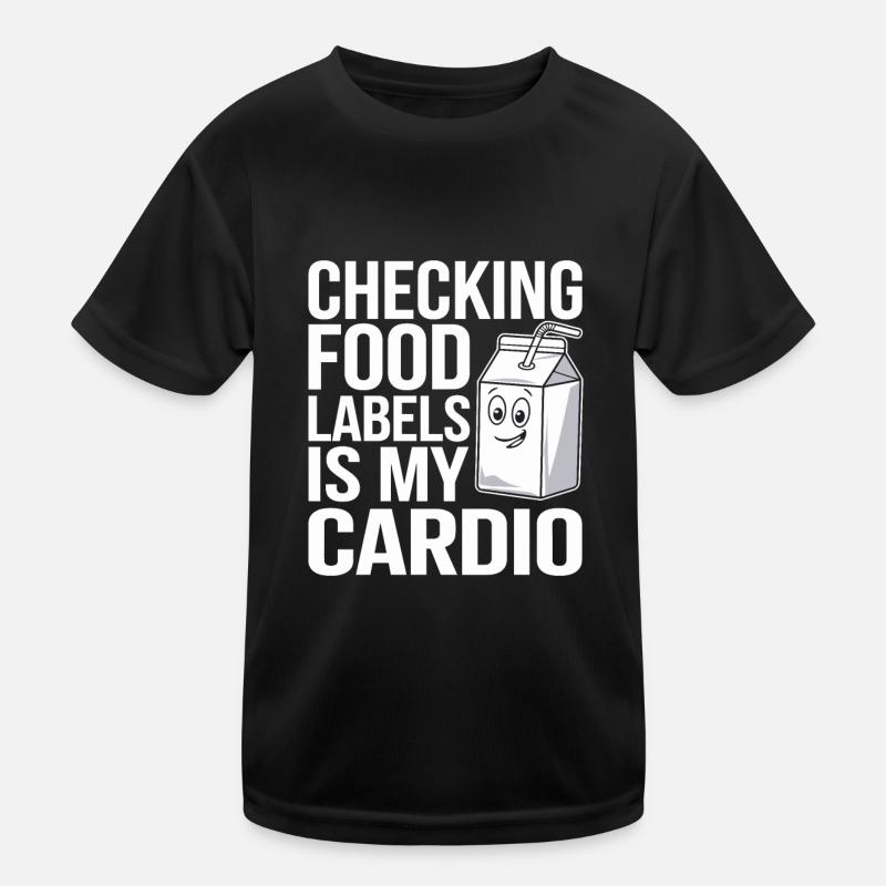 Lactose intolerance Lactose intolerant - Kids Functional T-Shirt - black