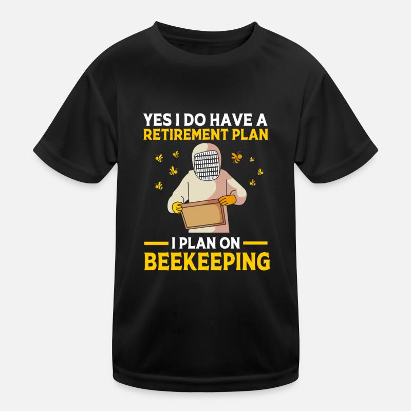 Imker Kinder Funktions-T-Shirt