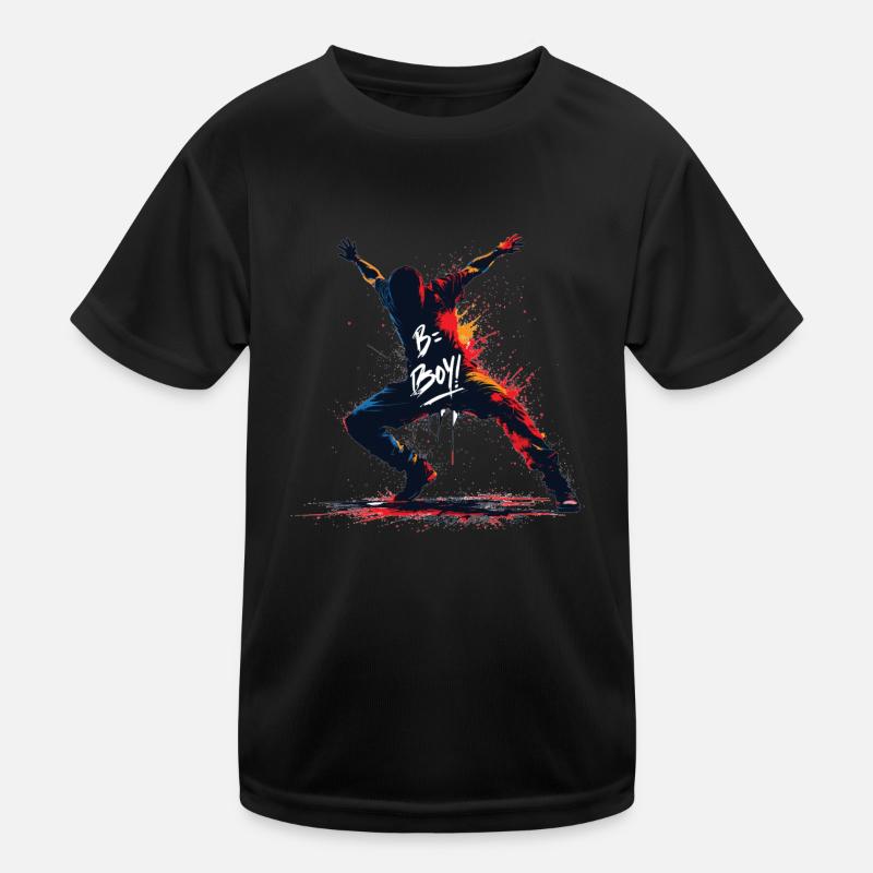 B-Boy Breakdance Hip Hop Dance Danseuse Breakdance T-shirt sport Enfant