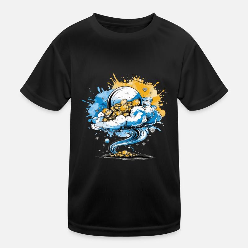 THE BUBBLE AND A WHIRLWIND Kids Functional T-Shirt