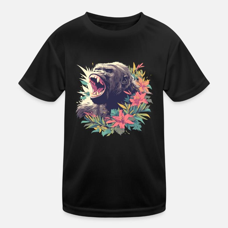Gorillas Gorilla Kids Functional T-Shirt