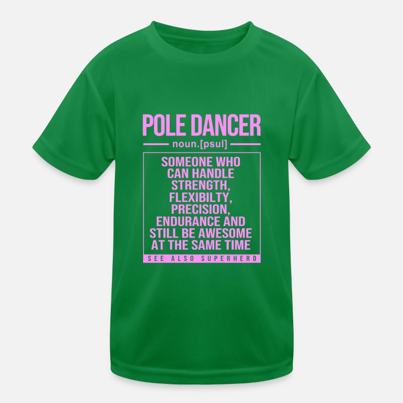 Pole Dance Kids Functional T-Shirt