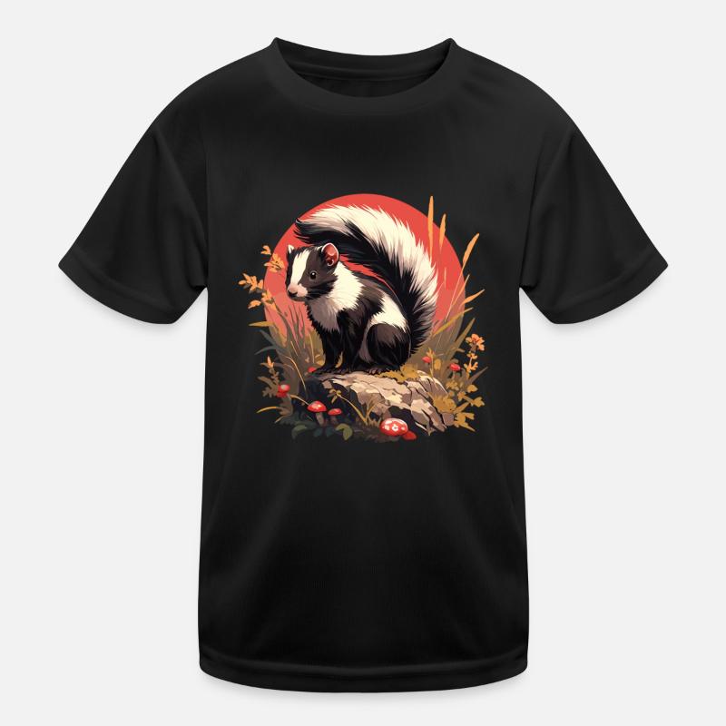 Skunks Skunk Kids Functional T-Shirt