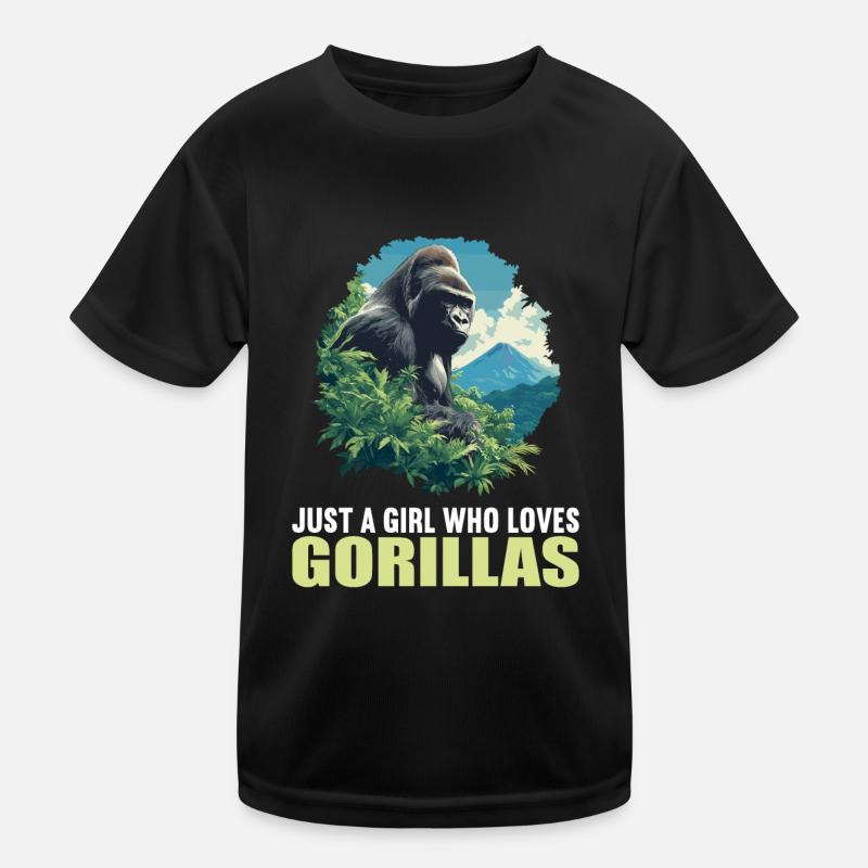 Gorillas Gorilla Kids Functional T-Shirt