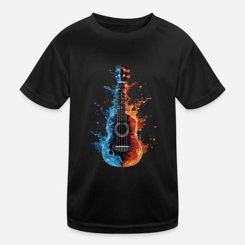 Ukulele Kinder Funktions-T-Shirt