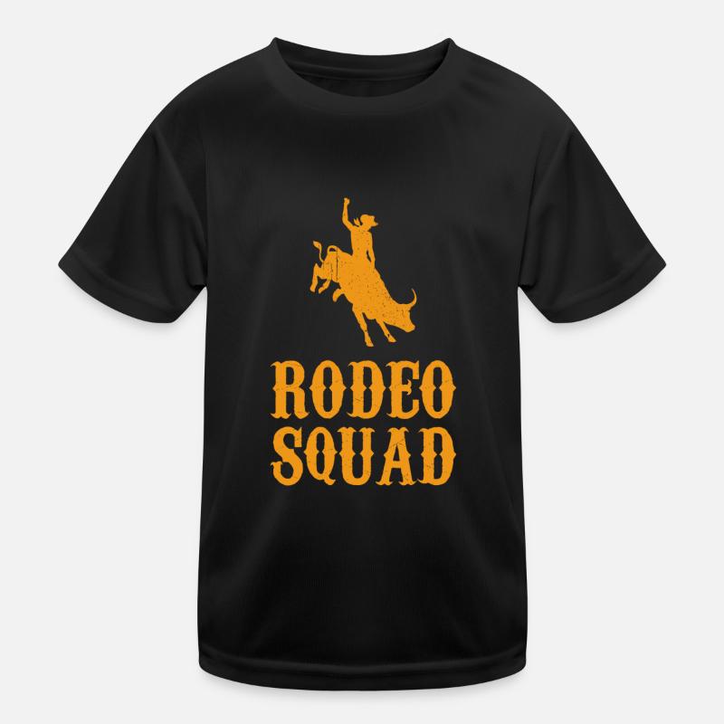 Rodeo Outfit Bull Riding Kids Functional T-Shirt