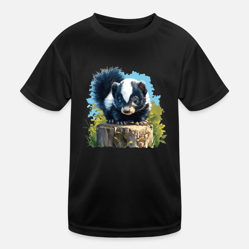 Skunks Skunk Kids Functional T-Shirt