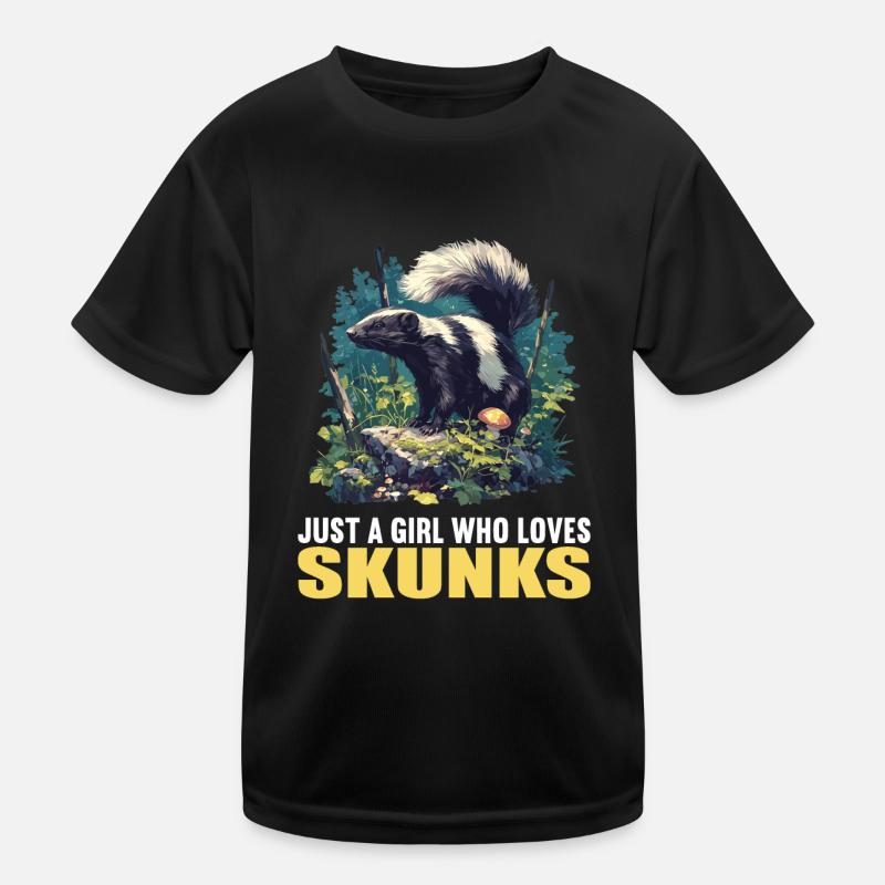 Skunks Skunk Kids Functional T-Shirt