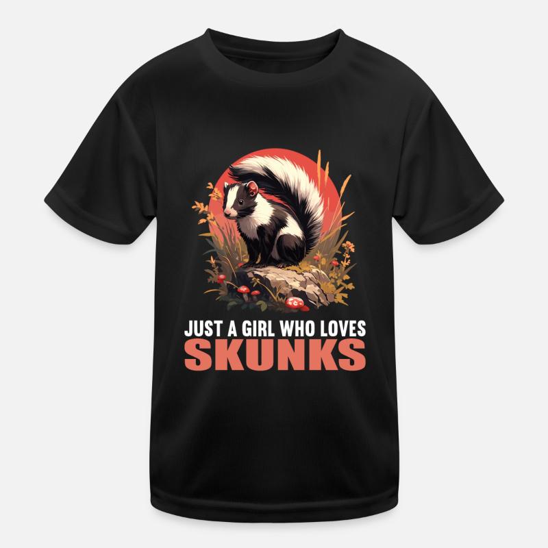 Skunks Skunk Kids Functional T-Shirt