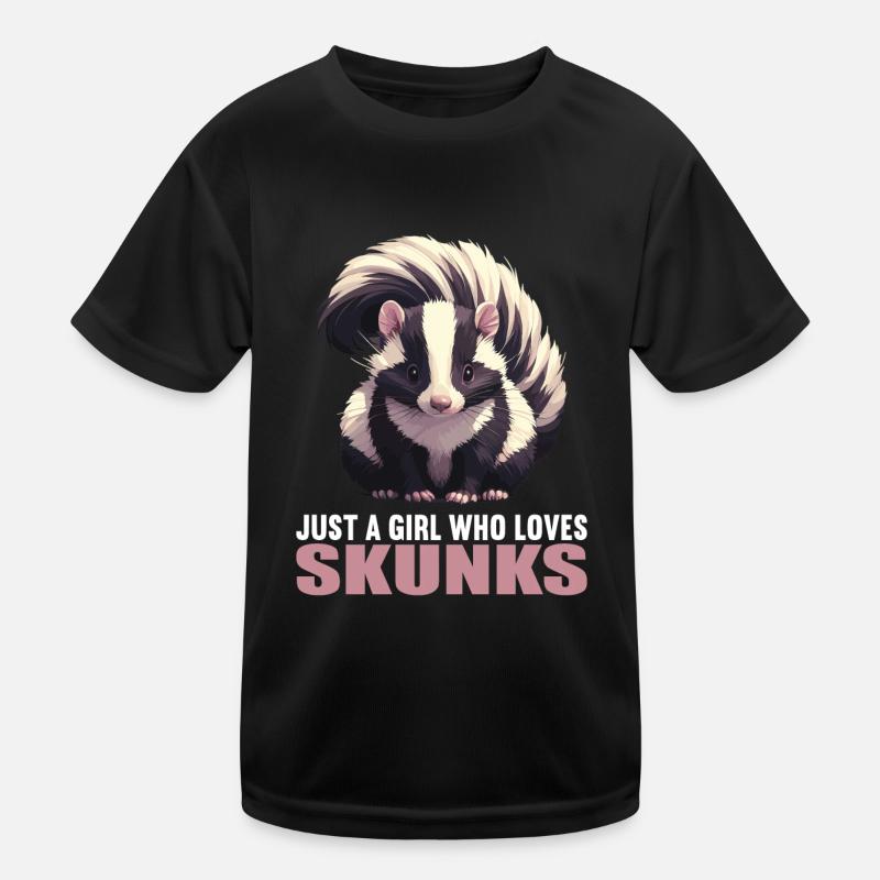 Skunks Skunk Kids Functional T-Shirt
