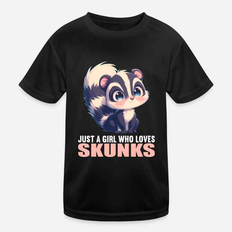 Skunks Skunk Kids Functional T-Shirt