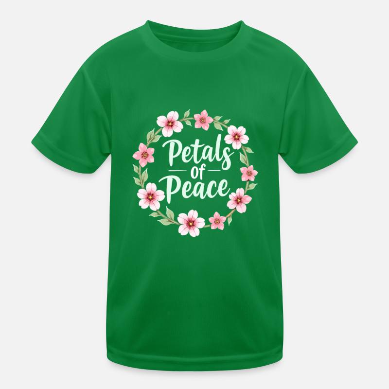Cherry blossom enthusiast Sakura Lovers Springtime Kids Functional T-Shirt