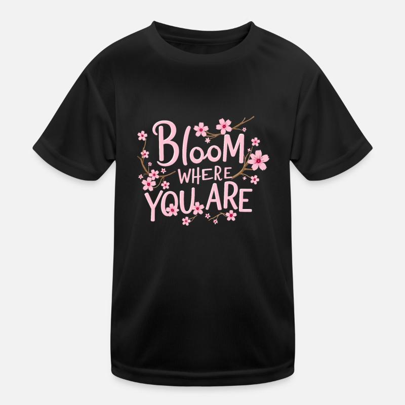Passionné de fleurs de cerisier Sakura Lovers Printemps T-shirt sport Enfant
