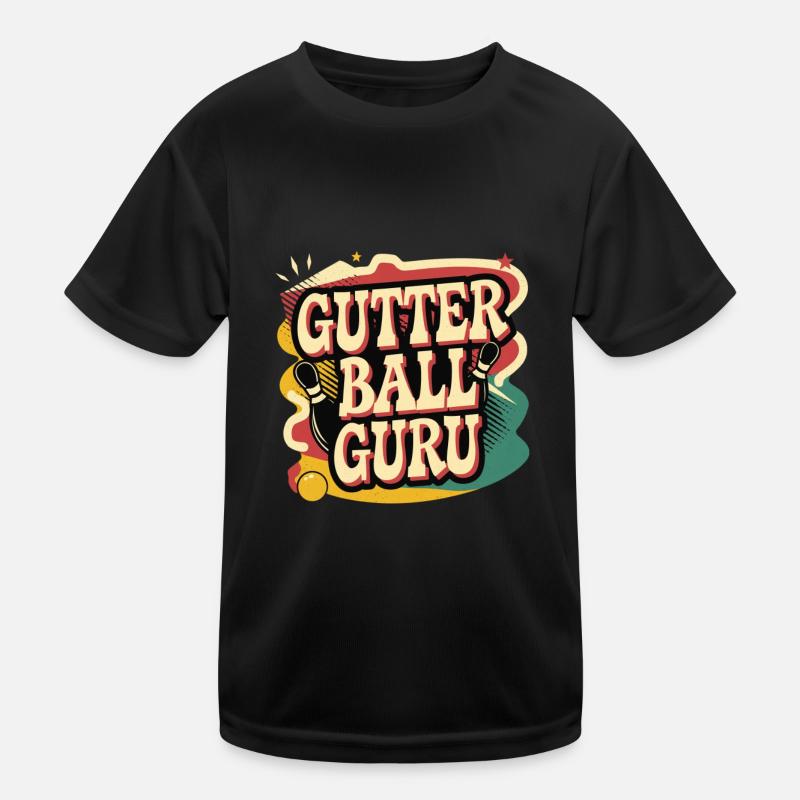 Gutter Ball Guru 10 Kinder Funktions-T-Shirt