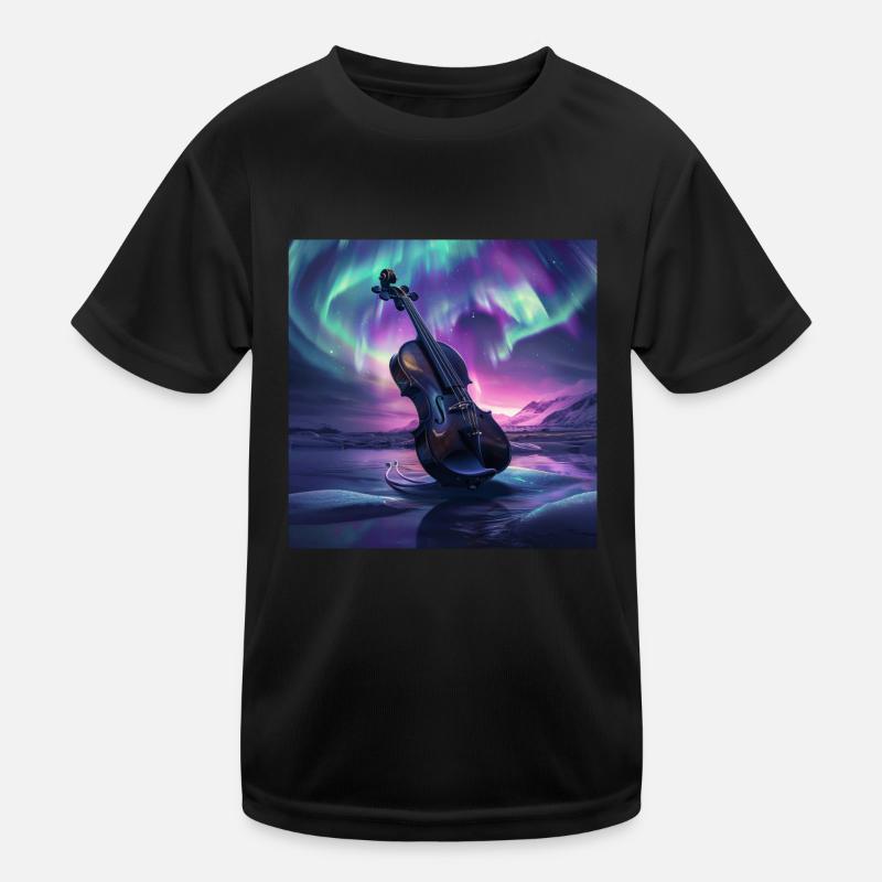 Violine Kinder Funktions-T-Shirt