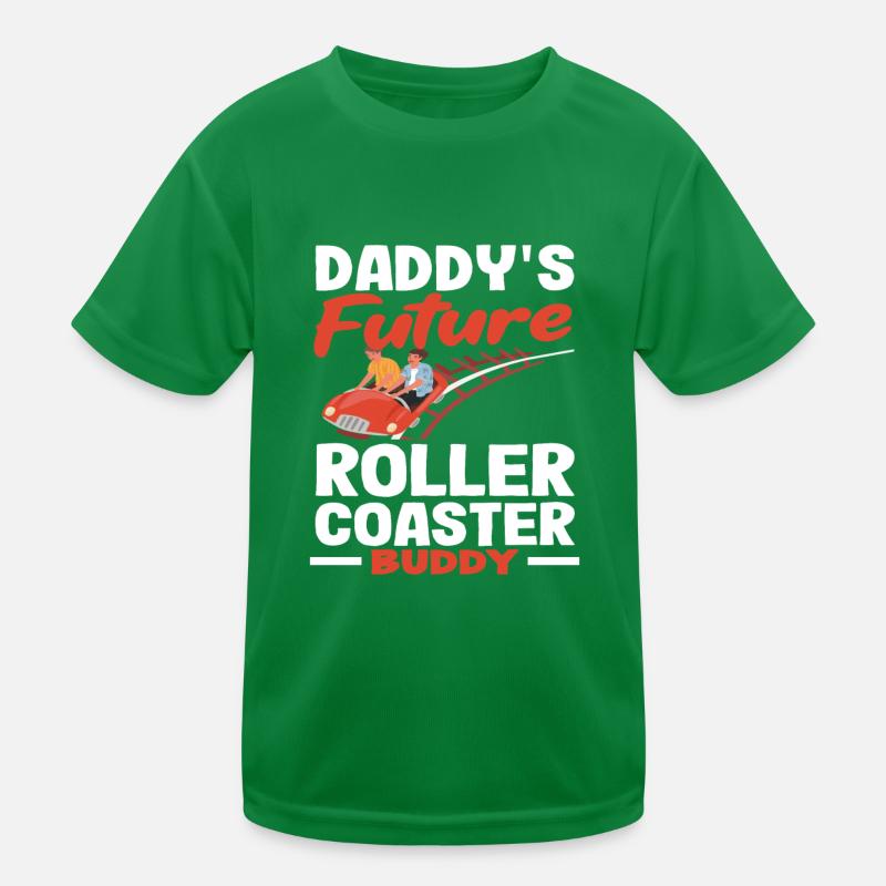 Achterbahn Daddy's Future Buddy Kinder Funktions-T-Shirt