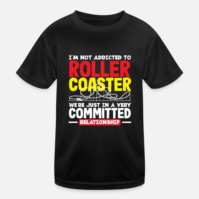 Roller Coaster In Love Devotional Relationship Kids Functional T-Shirt