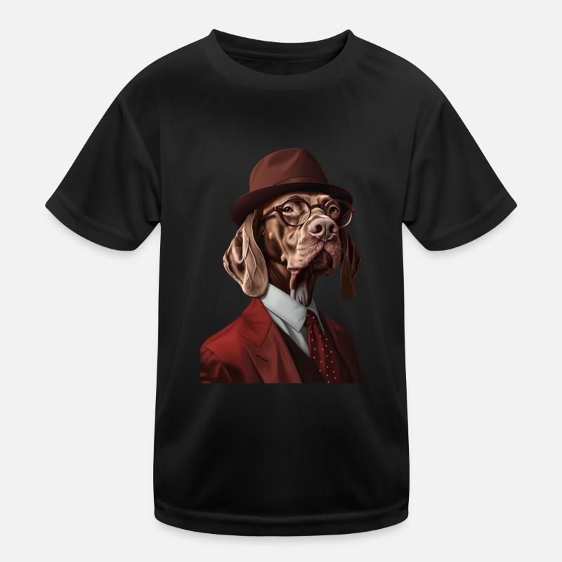 Vizsla Kinder Funktions-T-Shirt