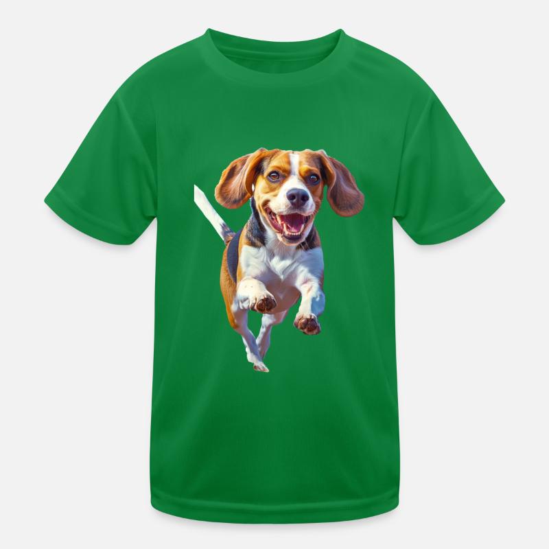 Beagle Kinder Funktions-T-Shirt