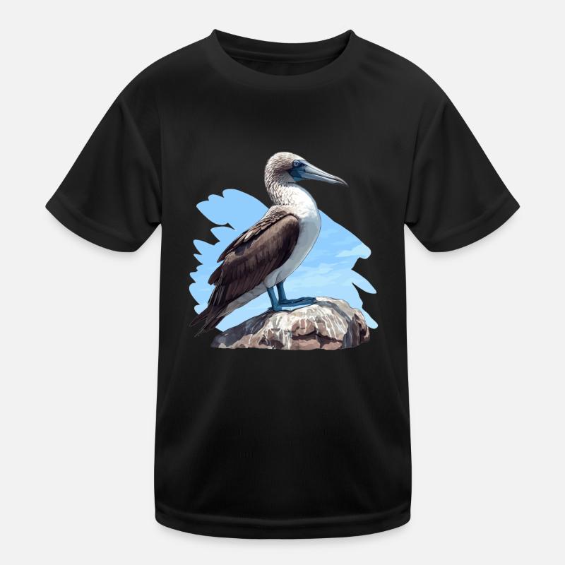 Blue-footed booby Kids Functional T-Shirt