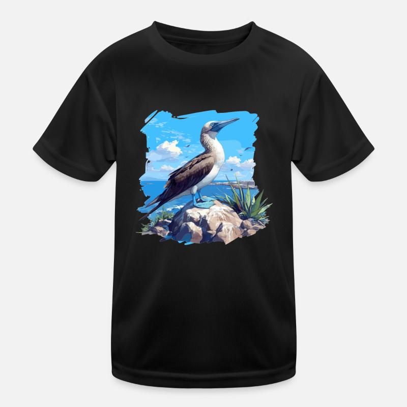 Blue-footed booby Kids Functional T-Shirt