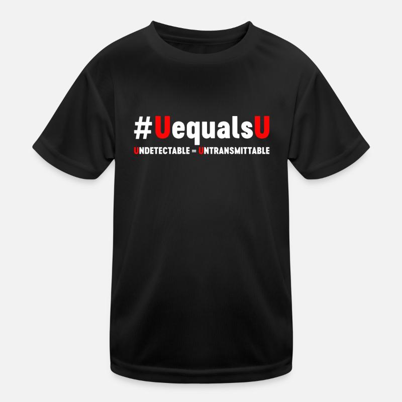 U Equals U Red Ribbon Undetectable Kids Functional T-Shirt